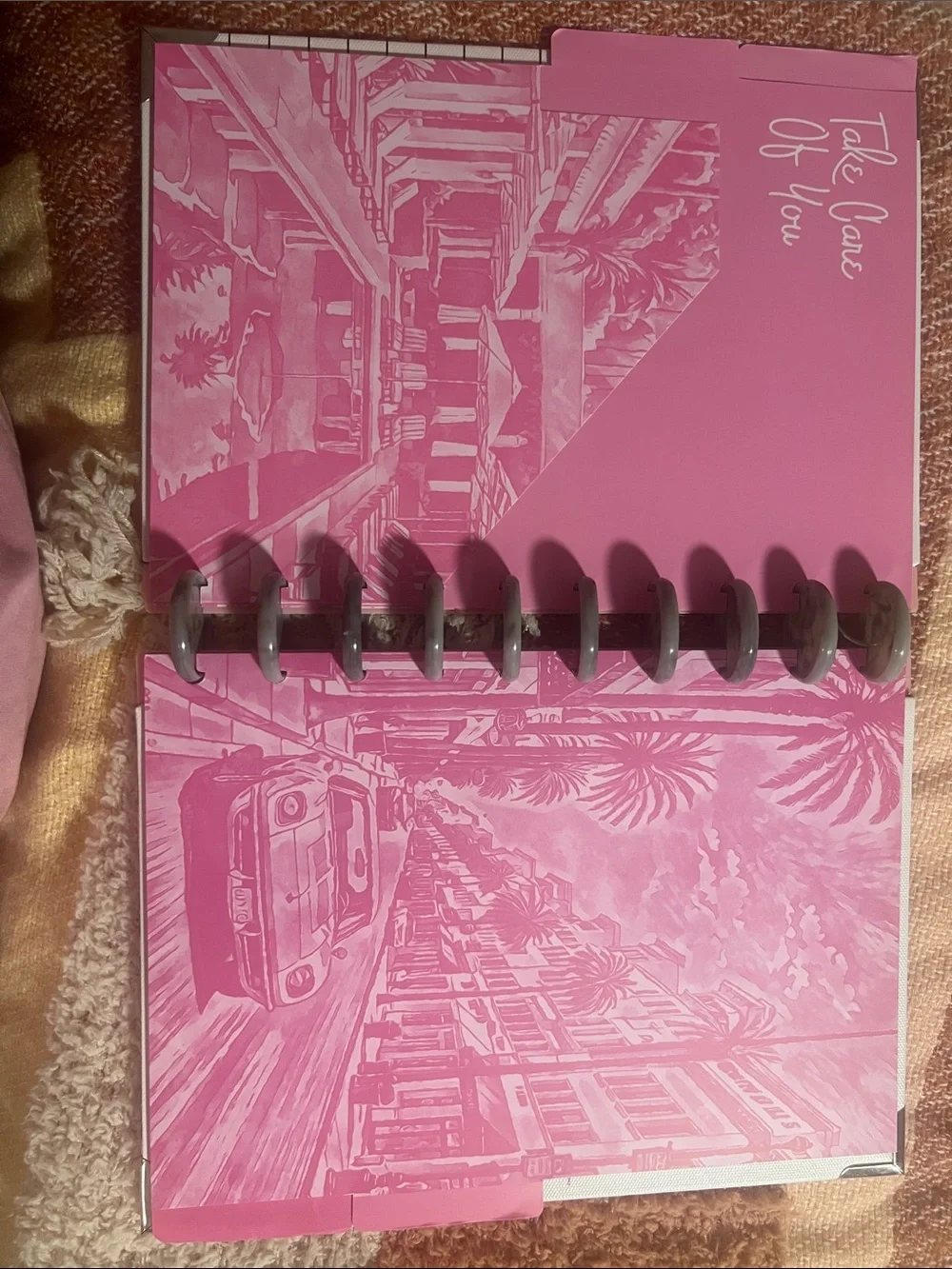 Daily Grind Planner- Pixiepop cover, dividers, and key chain